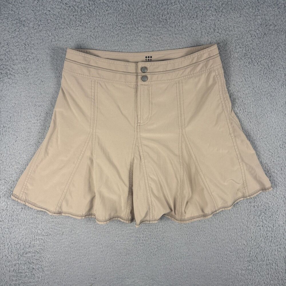 Title Nine Womens 6 Swingtastic Skort Beige Golf Tennis Hike Athletic Pickleball